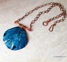 Blue Patina Necklace